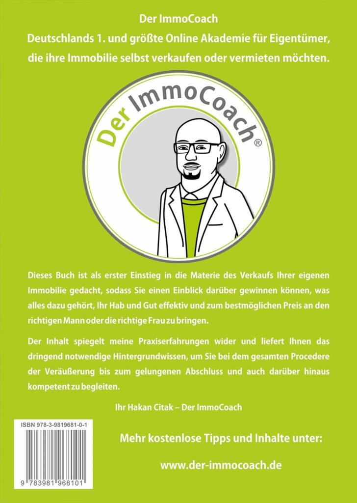 Buch Immobilie ohne Makler verkaufen - Hakan Citak