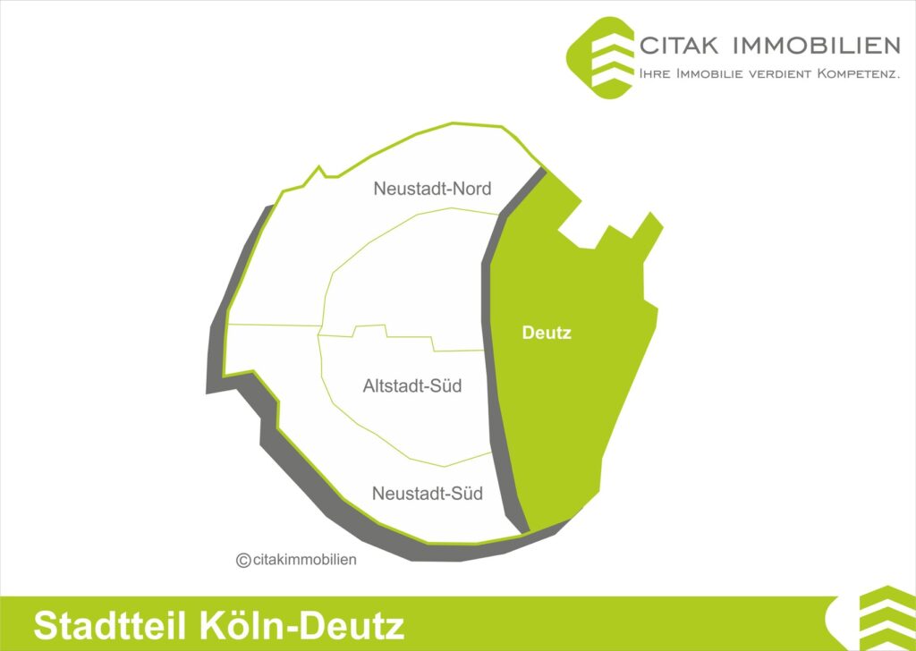Sie suchen nach einem Immobilienmakler für Köln-Deutz der Ihr Haus oder Eigentumswohnung sicher und stressfrei verkaufen kann?